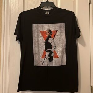 Tultex marvel mens large black short sleeve t-shirt